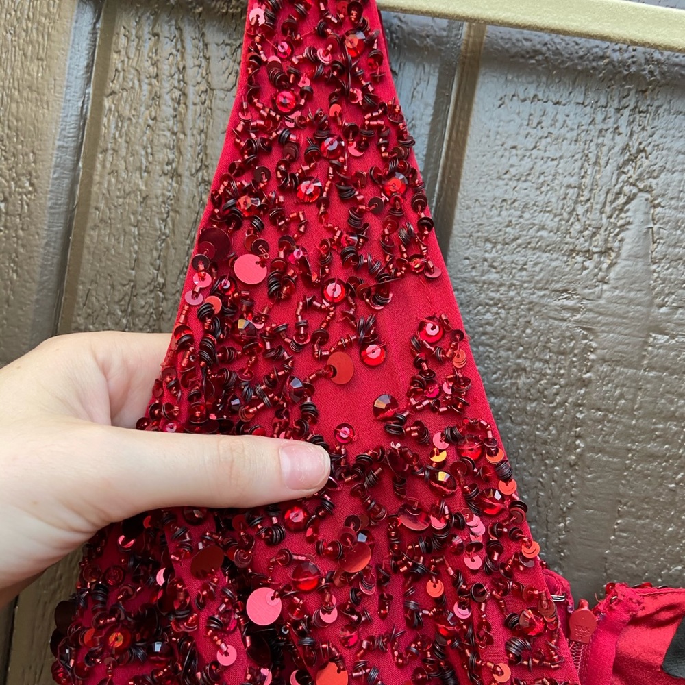 COPY - Parker Black Monarch Dress in Rosebud Sequins - Picture 6 of 12